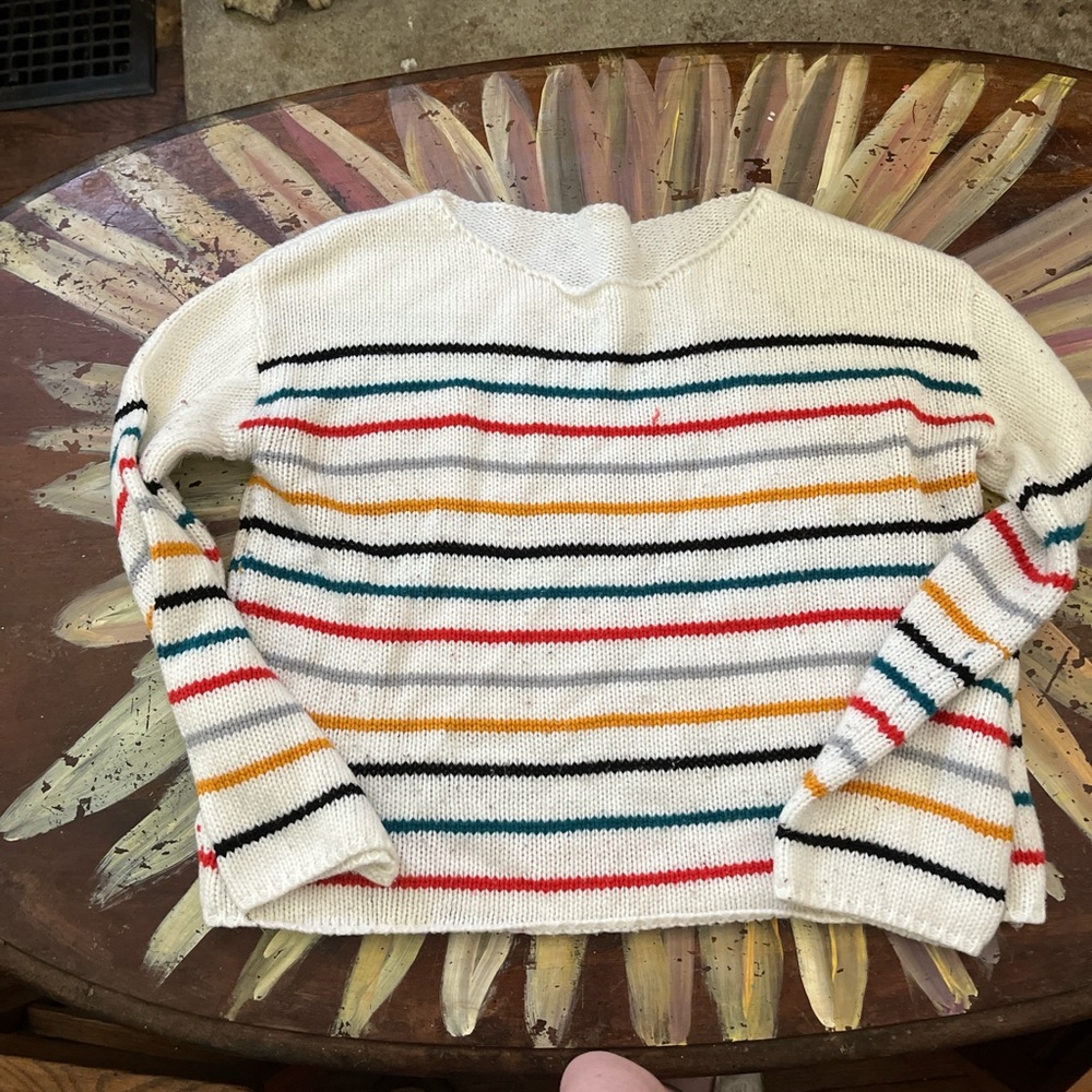 Colorful Striped Women's Sweater